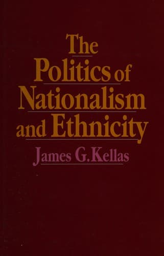 Cover image for The politics of nationalism and ethnicity
