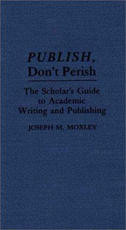 Cover image for Publish, don't perish