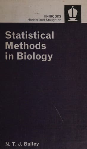 Cover image for Statistical methods in biology