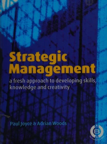 Cover image for Strategic management