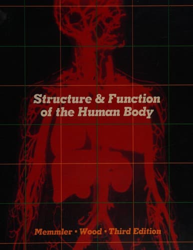 Cover image for Structure and function of the human body