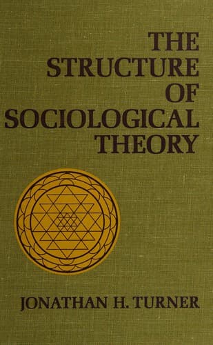 Cover image for The structure of sociological theory
