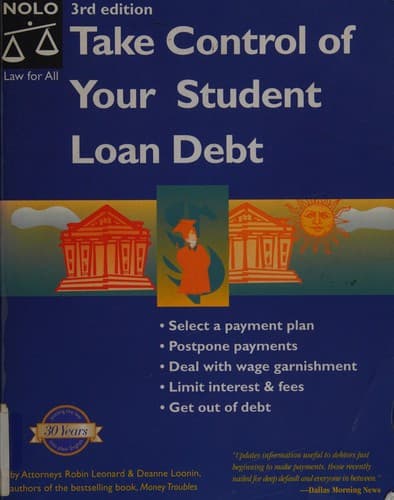 Cover image for Take control of your student loan debt