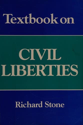 Cover image for Textbook on civil liberties