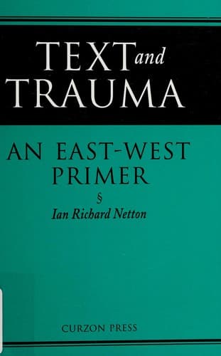 Cover image for Text and trauma