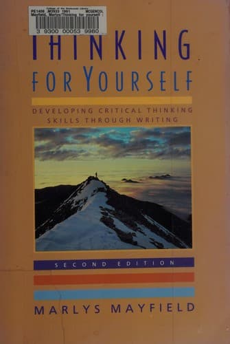 Cover image for Thinking for yourself