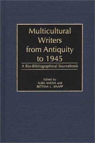 Cover image for Multicultural Writers from Antiquity to 1945