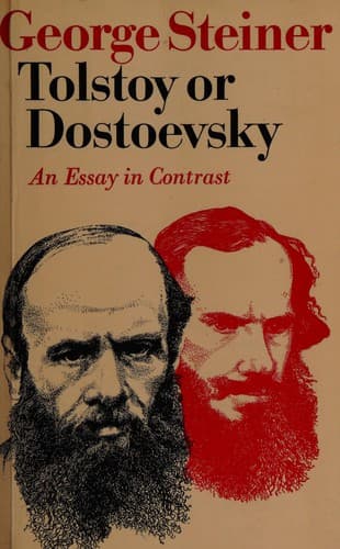 Cover image for Tolstoy or Dostoevsky