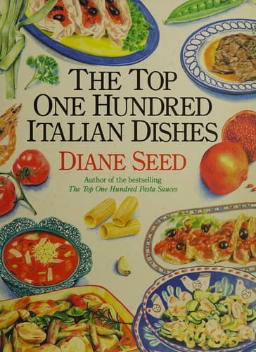 Cover image for The top one hundred Italian dishes