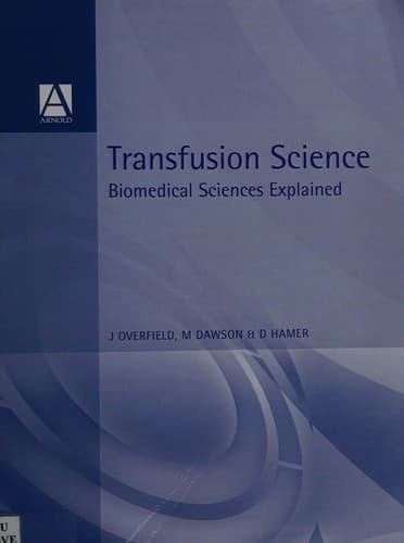 Cover image for Transfusion science