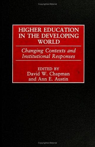 Cover image for Higher Education in the Developing World
