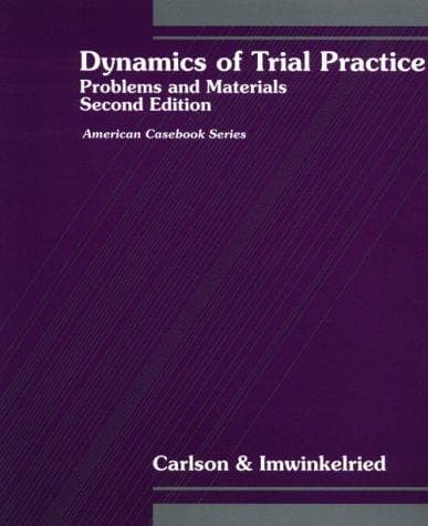 Cover image for Dynamics of Trial Practice