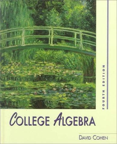 Cover image for College algebra