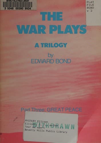 Cover image for The war plays