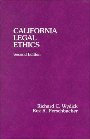 Cover image for California legal ethics