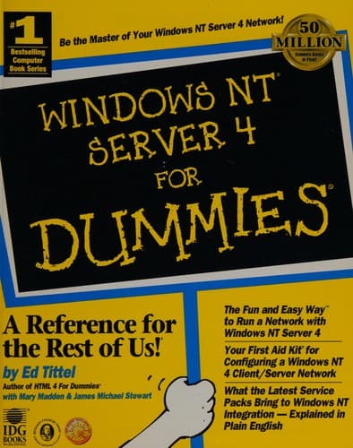 Cover image for Windows NT Server 4 for dummies