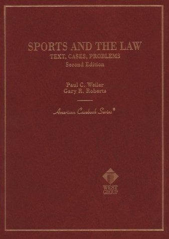 Cover image for Sports and the law