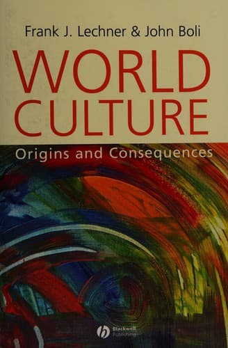 Cover image for WORLD CULTURE: ORIGINS AND CONSEQUENCES.
