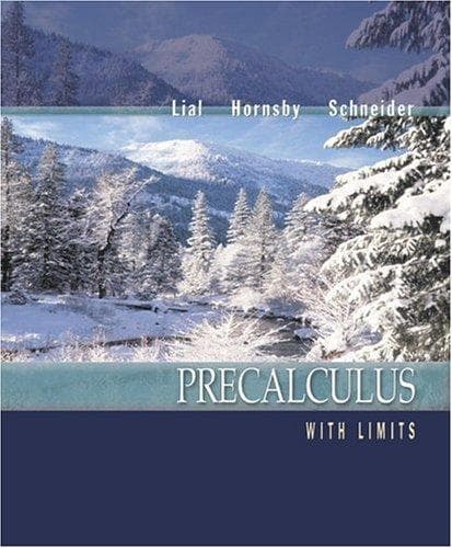 Cover image for Precalculus with Limits