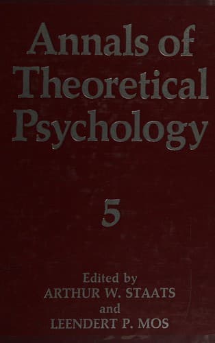 Cover image for Annals of theoretical psychology.