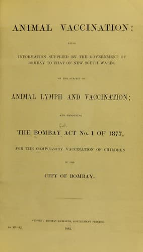 Animal vaccination