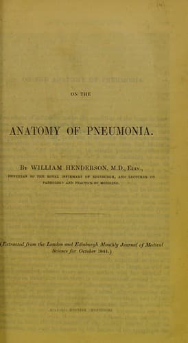 On the anatomy of pneumonia