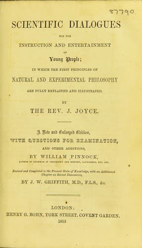 Scientific dialogues for the instruction and entertainment of young people