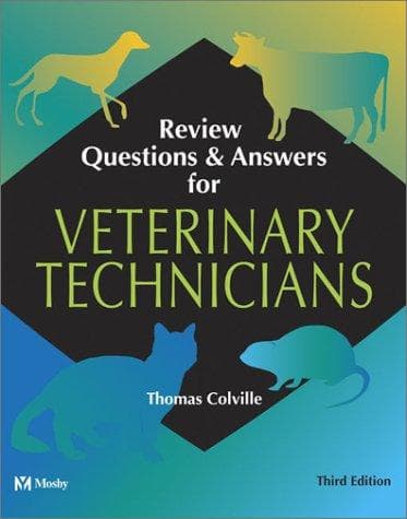 Cover image for Review questions & answers for veterinary technicians