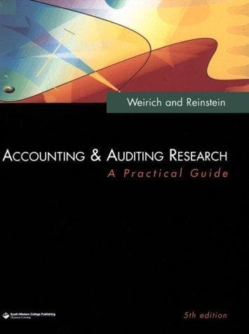Cover image for Accounting and Auditing Research