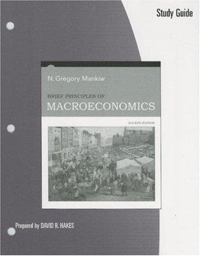 Cover image for Brief Principles of Macroeconomics- Study Guide