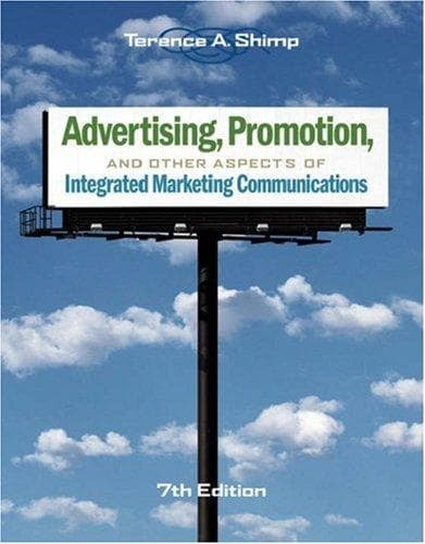 Advertising, Promotion, and Other Aspects of Integrated Marketing Communications