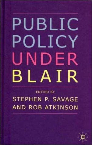 Cover image for Public Policy Under Blair