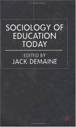 Cover image for Sociology of Education Today
