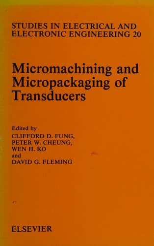 Cover image for Micromachining and micropackaging of transducers