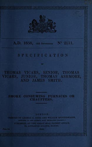 Specification of Thomas Vicars, senior, Thomas Vicars, junior, Thomas Ashmore, and James Smith