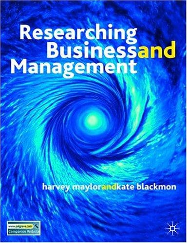 Cover image for Research Business and Management