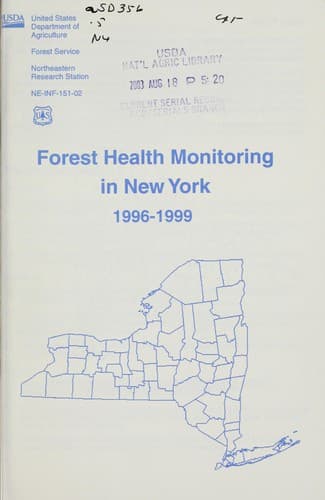 Forest health monitoring in New York, 1996-1999