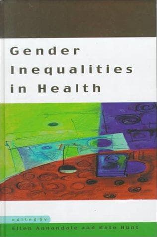 Cover image for Gender Inequalities in Health