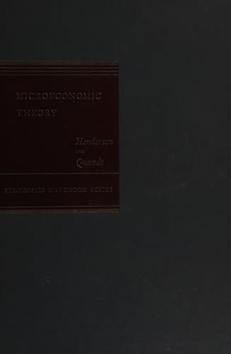 Cover image for Microeconomic theory