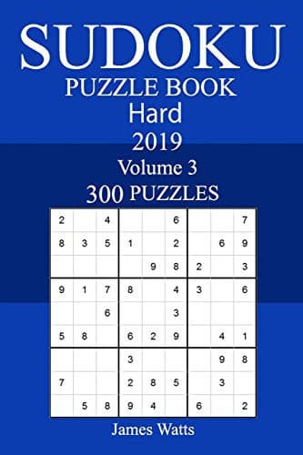 Cover image for 300 Hard Sudoku Puzzle Book 2019