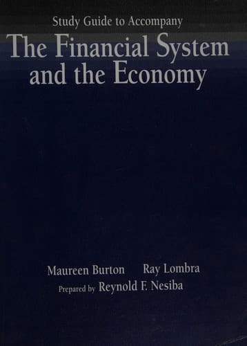 Cover image for Financial system and the economy