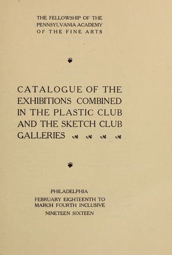 Catalogue of the exhibition of paintings by contemporary Spanish artists