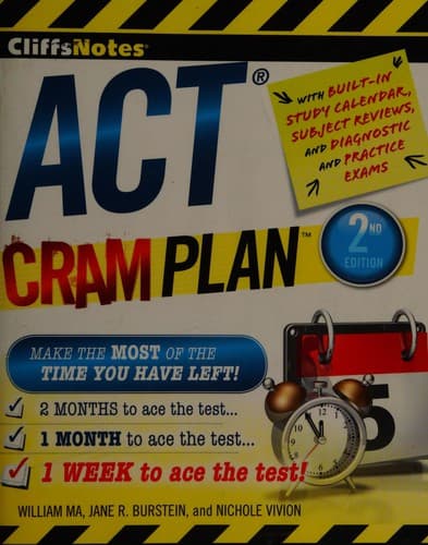 Cover image for CliffsNotes ACT cram plan