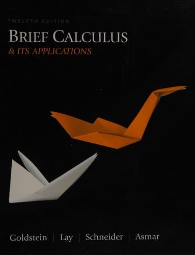Cover image for Brief calculus & its applications