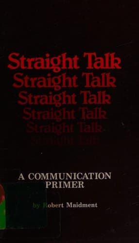 Cover image for Straight talk