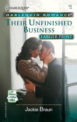 Cover image for Their Unfinished Business (Larger Print Romance)