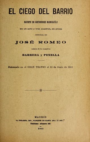 El ciego del barrio