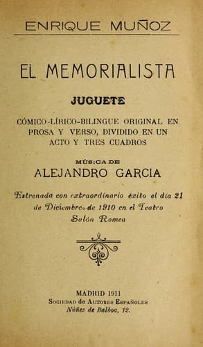 El memorialista
