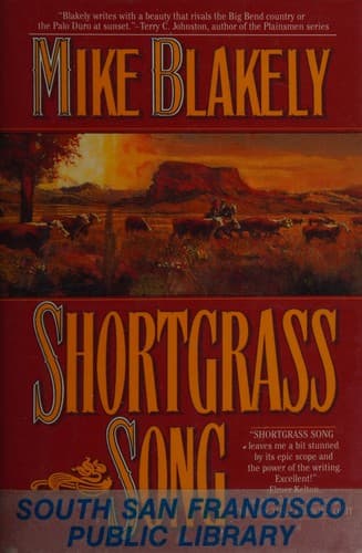 Cover image for Shortgrass song