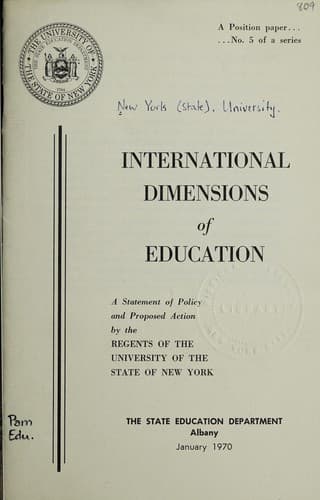 The international dimensions of education